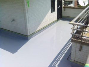 ジョイントタイルを撤去してウレタン防水仕上げに!