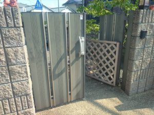 沼津市　新しい門扉ですっきり！リフォーム