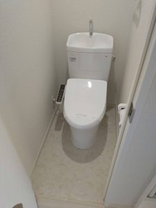 沼津市 マンショントイレリフォーム TOTOピュアレストQR