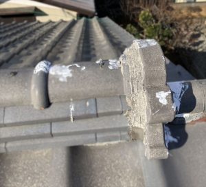 伝統を守る鬼瓦補修