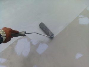 沼津市　物置の雨漏りをやさしく守る防水塗装